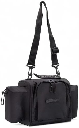 Hydra Cup Insulated Lunch Bag with Containers - Travel Meal Bag, Ice Packs, Shaker Bottle, Protein Funnels & Luggage Strap