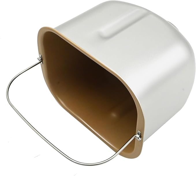 Bread Machine Baking Bucket (Rectangle), Bread Plate Household, Bread Baking Pan, 7.7" D x 5.6" W x 6" H, Capacity 2LB