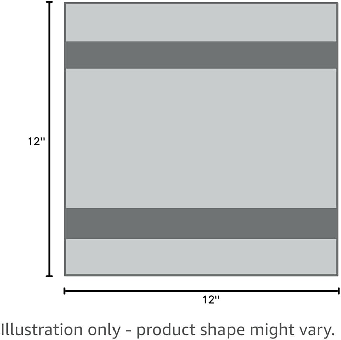 KitchenAid Albany Dishcloth 8 Pack Set, Charcoal Grey/White, 12"x12"