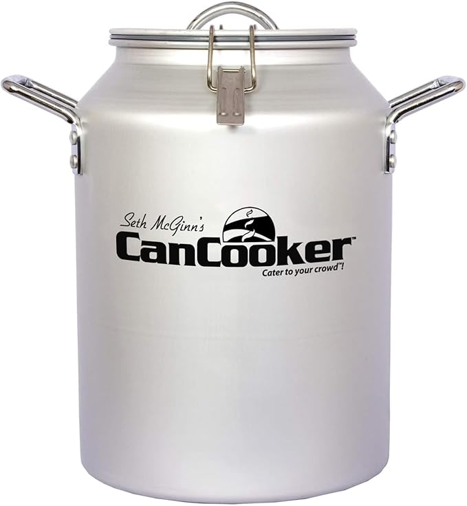 CanCooker Convection 4 Gallon Steam Cooker Bundle with 100-Page Recipe Cookbook – Durable Anodized Aluminum, Multi-Heat Source Compatible, Fast & Healthy Cooking