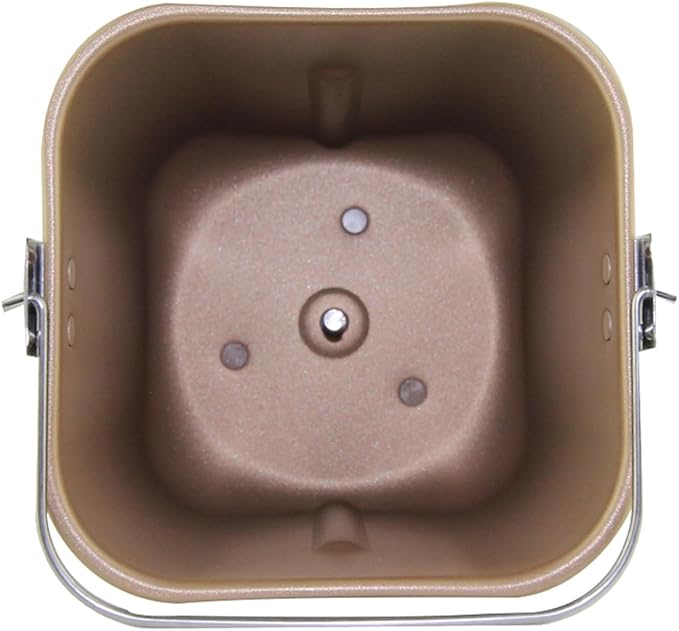 Bread Machine Baking Bucket Bread Plate Household Bread Baking Pan Bread Machine Parts (square(2LB))