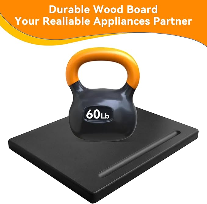 Wood Appliance Slider with 360' Wheels,16"D x 13"W Sliding Tray for Coffee Maker & Heavy Kitchen Appliances,Countertop Appliance slider for Kitchen Appliance, Premium Wood Rolling Tray,No Assemble