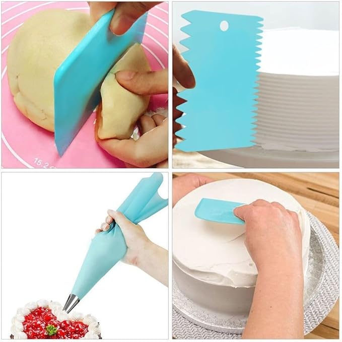 375 Piece Cake Baking Tool Set Cake Turntable Set Combined Baking Tray And Flower Mouth Set