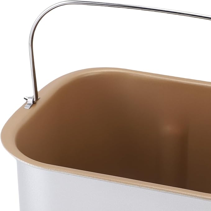 Bread Machine Pan, Bread Maker Bucket, Bread Baking Inner Pot Stainless Steel Non Stick Coating Easy to Clean Food Grade Material for Home Commercial Bakeries