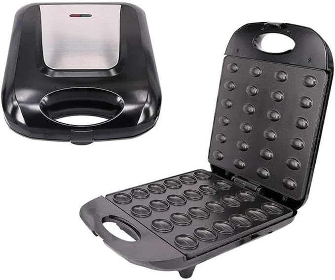 Electric Nut Cake Maker, High Capacity 24, Nut Baker Bread Waffle Sandwich Baking Machine, Frying Pan for Toaster, Breakfast, Kitchen, Oven Gift