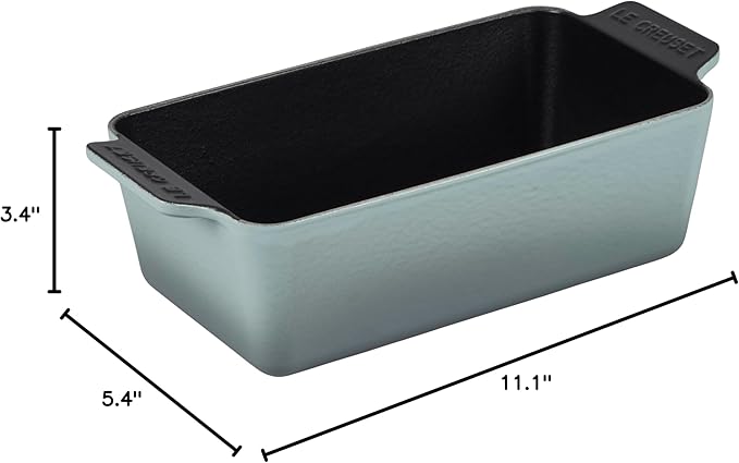 Le Creuset Enameled Cast Iron Signature Loaf Pan, 2qt., Sea Salt