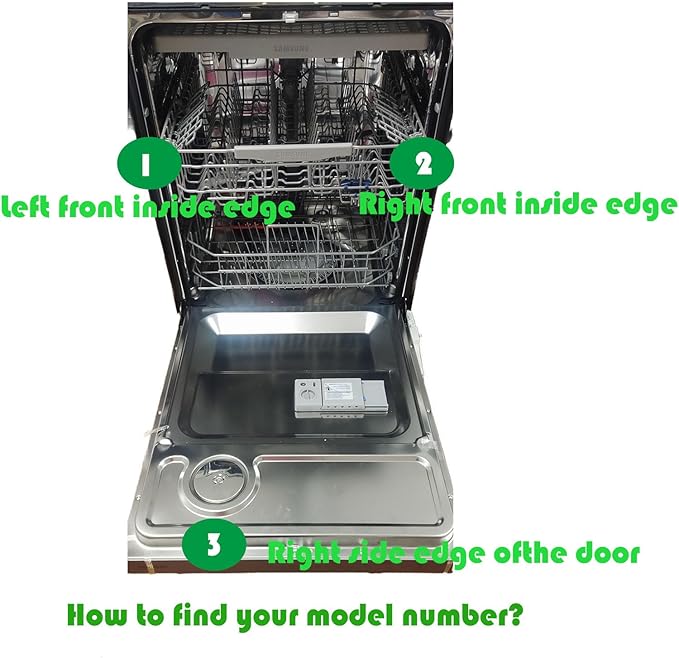 2026 Upgraded DD82-01385B A/S Middle Rack Assembly Replacement for Samsung Dishwasher DW80R2031US, DW80R2031UG, DW80N3030US, DW80N3030UB, DW80N3030UW, DW80M2020US Series-OEM 21.6”x20.8”