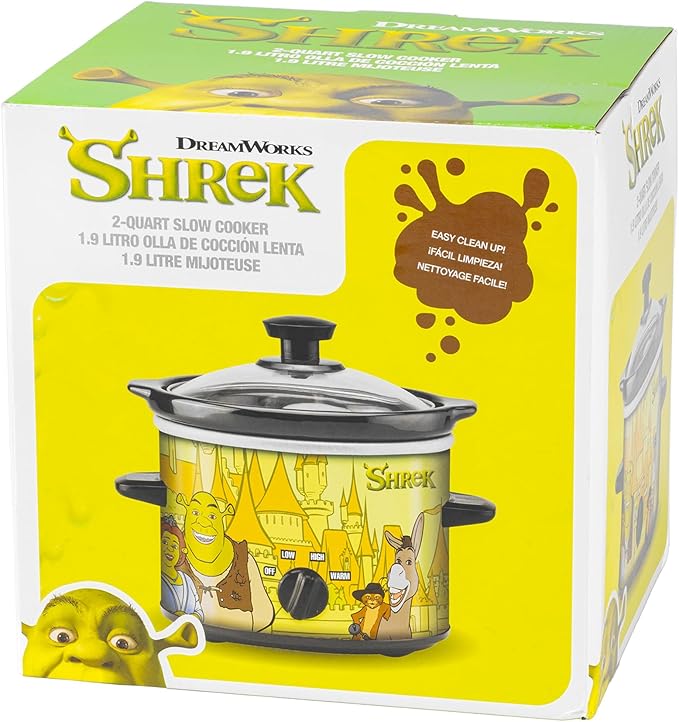 Uncanny Brands Shrek 2qt Slow Cooker - Small Kitchen Appliance