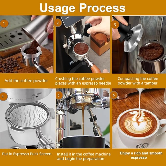 27 PCS Espresso Accessories Kit,Barista Kit 51mmCoffee Tamper Set- with Tamper,Frothing Pitcher,WDT Tool,Espresso Puck Screen and Dosing Funnel,Latte Art Kit