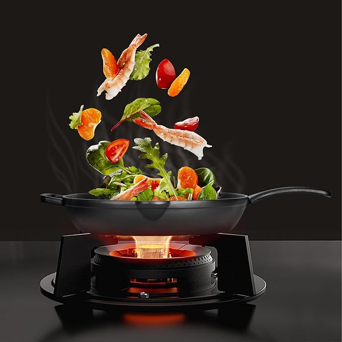 6 Inch Cast Iron Skillet – Pre-Seasoned Mini Frying Pan, Oven & Grill Safe, Christmas Holiday Cookware for Camping, Breakfast & Single-Serve Cooking