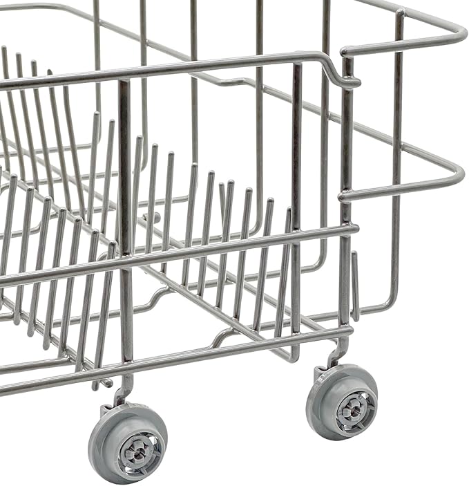 DD82-01384A DD81-02295A Dishwasher Lower Dishrack Assembly Dishrack Basket for Samsung Dishwashers DW80R2031US, DW80R2031UG, DW80N3030US, DW80N3030UB, DW80N3030UW, DW80M2020US