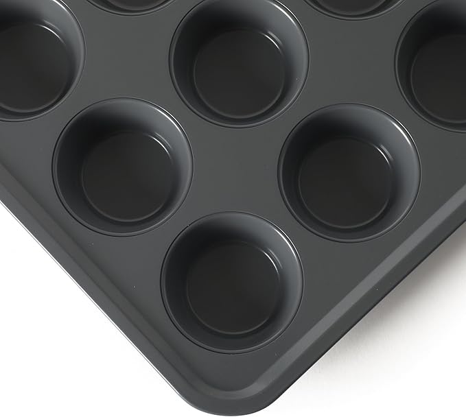 Calphalon Legacy 12 Cup PFA Free Nonstick Cupcake Muffin Pan - Blue