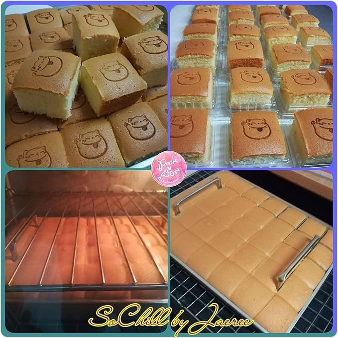 Brownie Cutter Stainless 100% 8,9,10,11,12 Inch Heavy duty Baking Pan or Slicer Ensures Perfect Crispy Edges baking pan Bakeware for Oven Baking Bakeware Cake portion cutter (Cutter 11x11" 16 Pcs.)