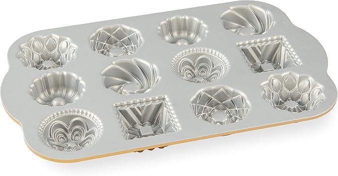 Nordic Ware Bundt Charms, 1.2 Cup, Gold