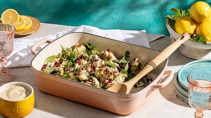 Le Creuset Enameled Cast Iron Signature Rectangular Roaster, 5.25 qt. (11.7" x 16.8"), Riviera