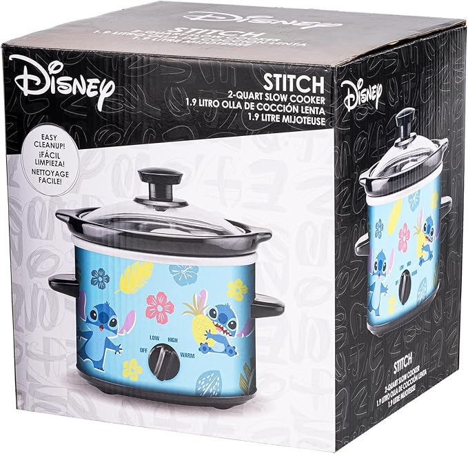 Uncanny Brands Disney Lilo & Stitch 2qt Slow Cooker - Small Kitchen Appliance
