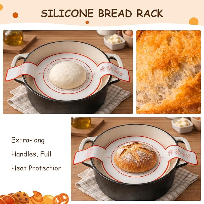 Sourdough Starter Kit Includes Round and Oval Proofing Baskets, Bread Hoops, Fermentation Jars, Dough Scrapers, Molds, and Storage Bags, A Complete Set of Bread Baking Tools (56PCS)