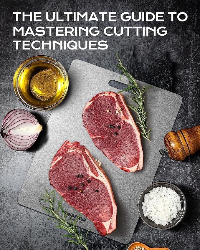 Titanium Cutting Board, 100% Pure Food Grade Titanium Chopping Board, Double-Sided, Non-Toxic, Dishwasher Safe, Easy to Clean for Kitchen – 16 x 12 Inch