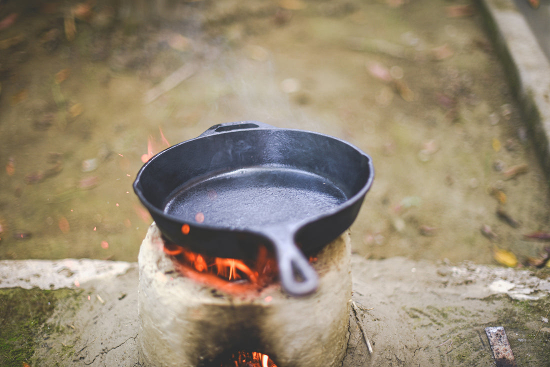 [KITCHMENT] The "Coarse Salt Cast Iron Scrub": How to clean stuck-on food from cast iron pans without stripping the hard-earned seasoning