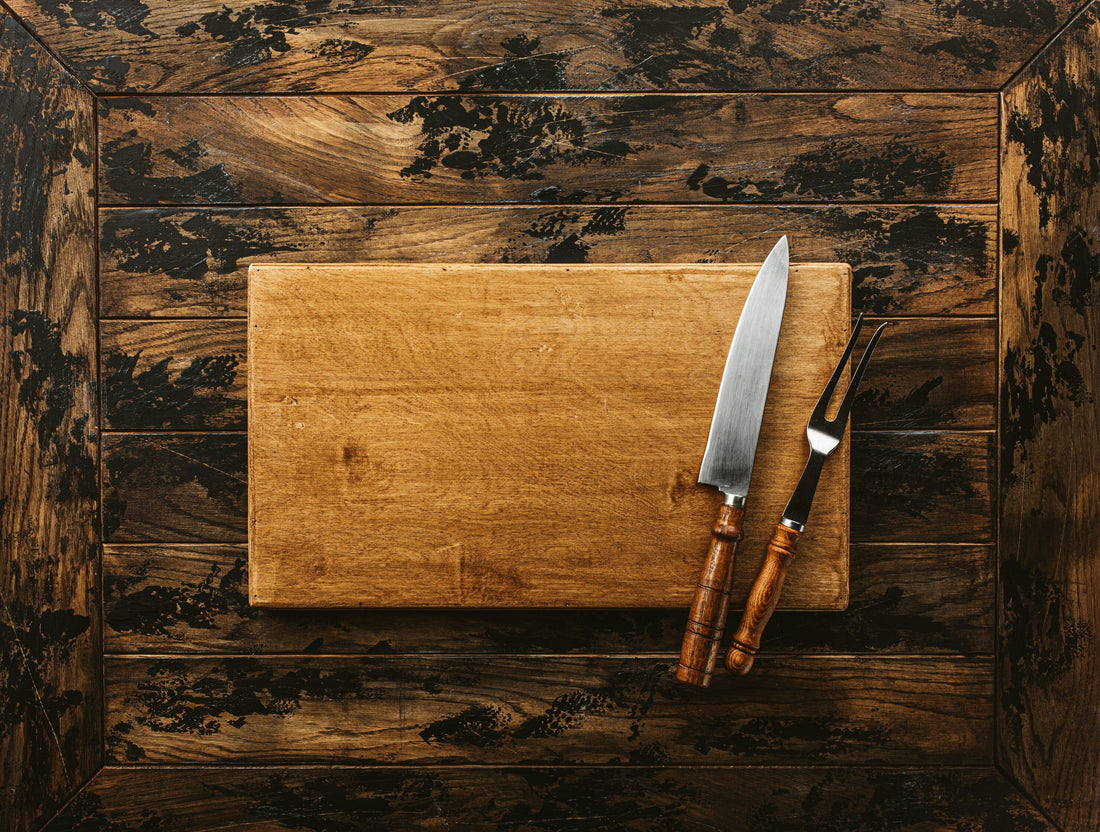 [KITCHMENT] The "Rubber Band Cutting Board Anchor": How to stop slick plastic cutting boards from sliding during heavy chopping