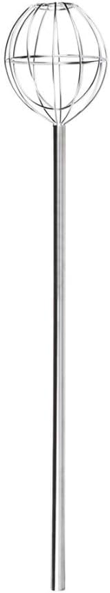 Soro Essentials- 48” Stainless Steel Kettle Whip- 8" Diameter Ball Head Whisk for Cooking Beating Blending Stirring Ingredients Mixing Sauces Baking Tools for Cake Bread Pizza Pastry Biscuits