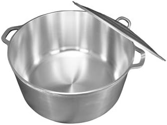 Uniware 9900 Super Quality Aluminum Caldero,Dutch Oven, 23.4 QT,Silver (42cm (16.5-Inch))