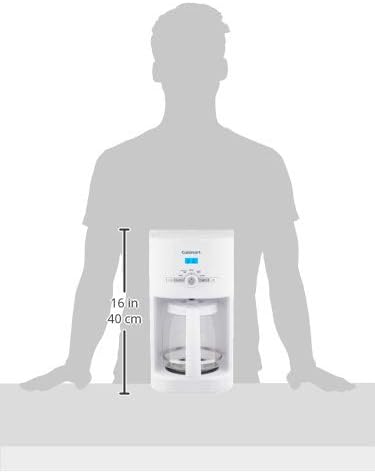 Cuisinart 12-Cup Classic Programmable Coffeemaker, White, 12-Cup, Programmable, DCC-1120NAS