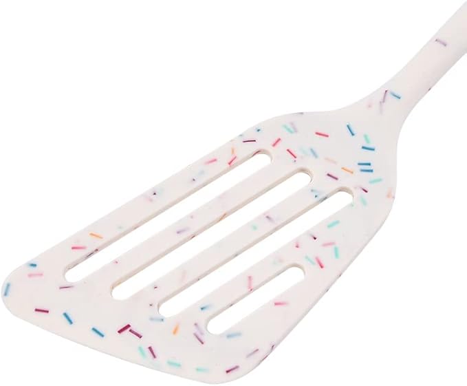 6 Pcs Silicone Kitchen Utensils Set, Silicone Cooking Utensils, Heat Resistant Kitchen Cooking Utensils Set,High Heat Resistant to 480°F, Hygienic One Piece Design, (White)