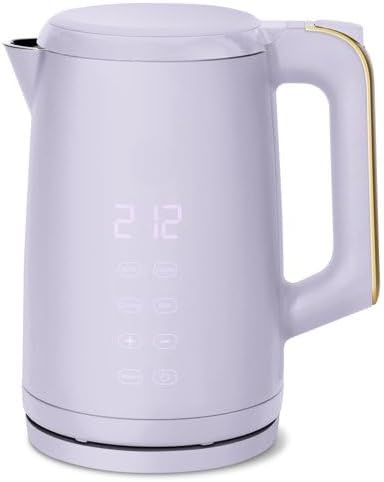 B'eautiful 1.7-Liter Electric Kettle 1500 W with One-Touch Activation, Lavender by Drew Barrymore