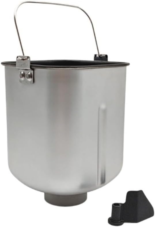 Bread Maker Replacement Bucket Non-Stick Coated Pan And Kneading Paddle Compatible With Various Models Aluminum Alloy For Enhanced Dough Kneading And Baking