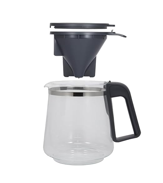 Zojirushi EC-DAC50RA ZUTTO Coffee Maker 5 Cups, Red, PFAS-free