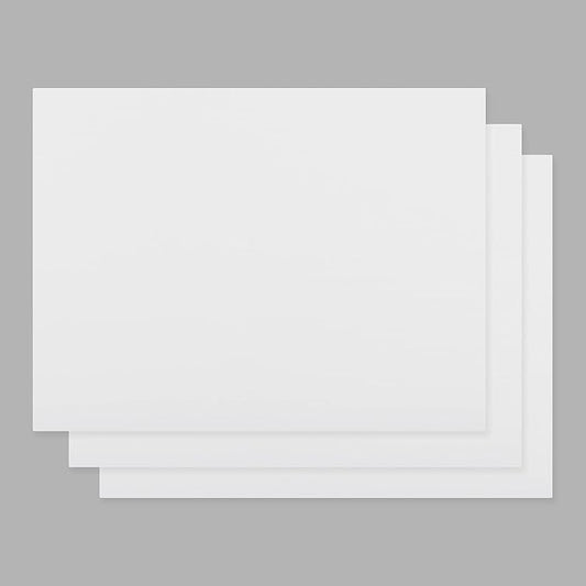 CMI Commercial Grade Cutting Board for Kitchens,Cutting Board Set,Thick White Plastic Chopping Board,20 x 15 x 1 Inch, White-Color 3 of Pack Set,Professional for Restaurants,NSF Certified