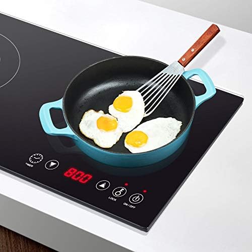 La Cuisine Enameled Cast Iron Covered Braiser, Saute Pan Casserole Pan with Lid, 3.75 QT 11" / 28cm Dia, Internal Matte Black Enamel Coating – 2 Ton Teal Enamel Coating Finish Exterior, Oven Safe up to 500° F