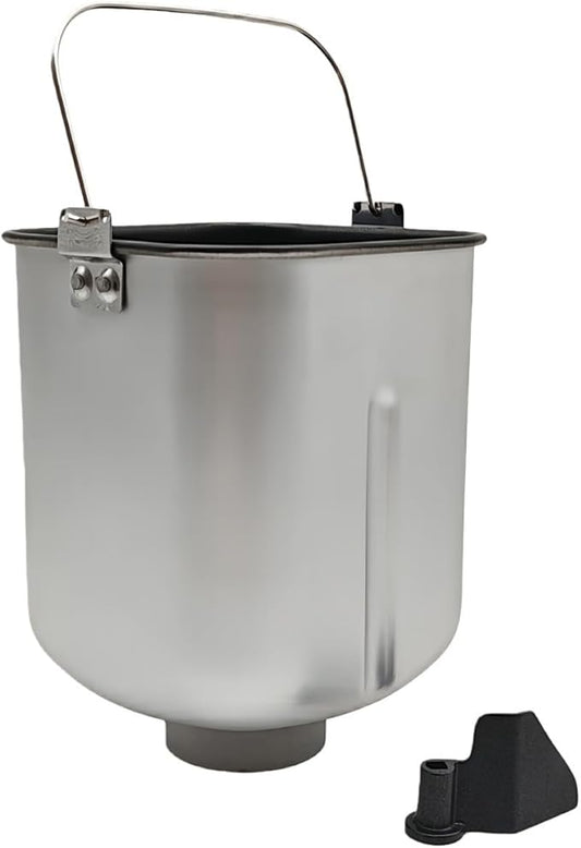 Bread Maker Replacement Bucket Non-Stick Coated Pan And Kneading Paddle Compatible With Various Models Aluminum Alloy For Enhanced Dough Kneading And Baking