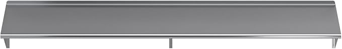 AmGood 18" X 96" Stainless Steel Wall Shelf | NSF | Garage, Laundry, Storage, Utility Room | Restaurant, Commercial Kitchen