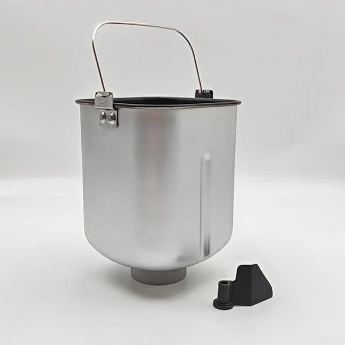 Bread Maker Replacement Bucket Non-Stick Coated Pan And Kneading Paddle Compatible With Various Models Aluminum Alloy For Enhanced Dough Kneading And Baking
