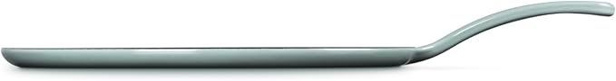 Le Creuset Enameled Cast Iron Traditional Round Crepe Pan, 10.25", Sea Salt