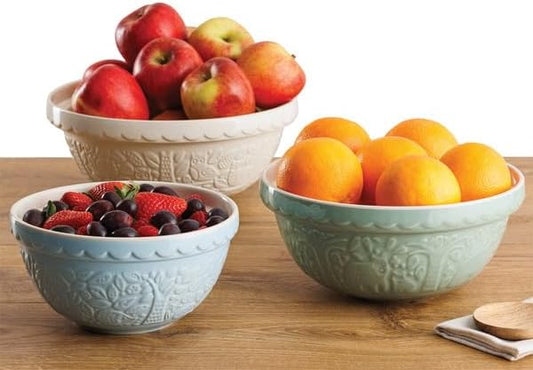 In The Forest 3-Piece Mixing Bowl Set by Mason Cash