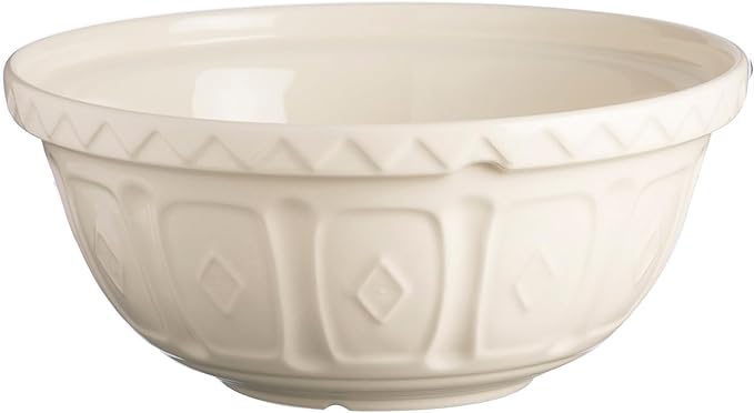 Mason Cash Color Mix S18 (2.85 Qt) Mixing Bowl | Cream