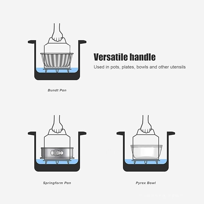 Stackable Stainless Steel Steamer Pots Set - 3 Tier Pans for 6QT Pressure Cookers, Dishwasher Safe Insert Cookware Instant Pot Accessories Stacking Pots for Steaming, Cooking, Serving