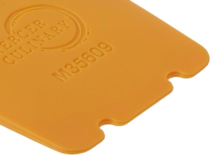 Mercer Culinary Silicone Horseshoe Arch Plating Wedge, 4mm Orange