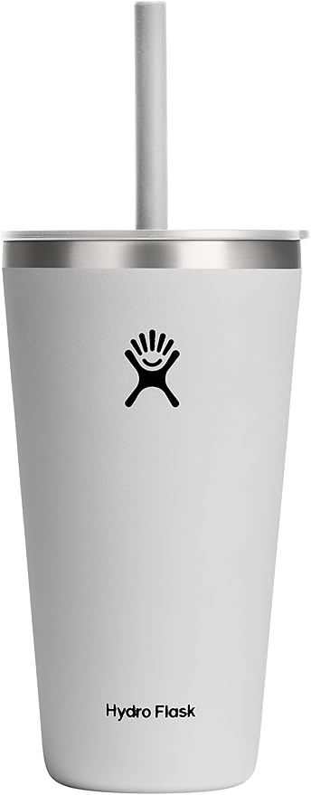 28 OZ All Around Tumbler Straw LID White