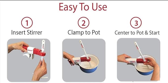 StirMATE Automatic Pot Stirrer GEN 3- Variable Speed, Self-Adjusting, Powerful, Cordless