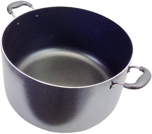 30 QT Non-Stick Dutch Oven Stockpot Pasta Cooking Pot, Glass Lid Double Handles