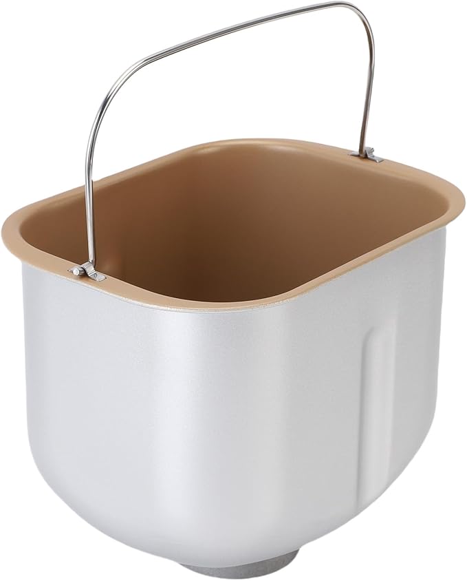 Bread Machine Pan, Bread Maker Bucket, Bread Baking Inner Pot Stainless Steel Non Stick Coating Easy to Clean Food Grade Material for Home Commercial Bakeries