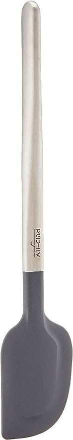 All-Clad Specialty Silicone Kitchen Gadgets Spatula Kitchen Tools, Kitchen Hacks Silver, Stainless Steel and Black