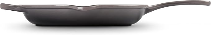 Le Creuset Enameled Cast Iron Signature Iron Handle Skillet, 10.25", Oyster