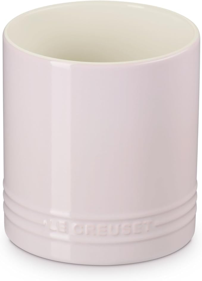 Le Creuset Stoneware Signature Straight Wall Utensil Crock, 1 qt., Shallot