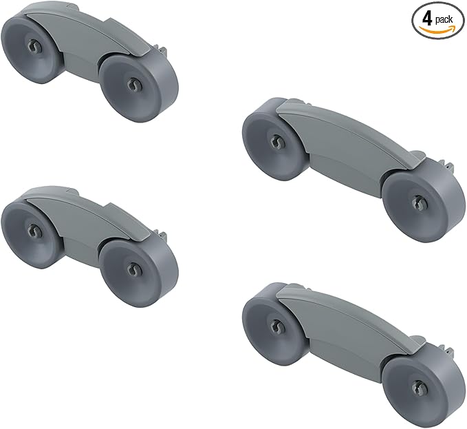 Upgraded WD35X21041 WD12X10277 Dishwasher Wheels Lower Rack Replacement Parts for GE Dishwasher Roller Wheels Bottom Rack GE Profile Triton XL Dishrack Parts Lower Roller Axle 4 Kits