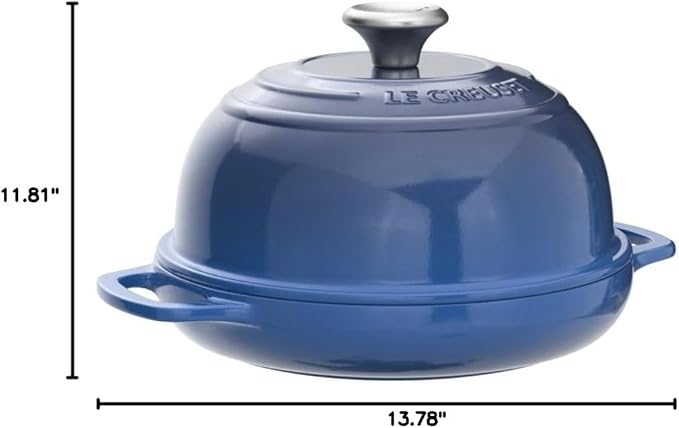 Le Creuset Enameled Cast Iron Signature Round Bread Oven, 9.5 inch, Marseille